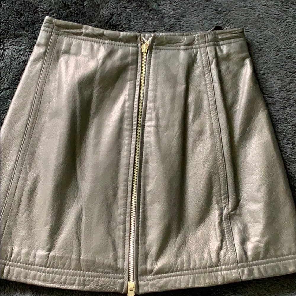 Wilsons Vintage Black Leather Maxima Raw Hem Lined